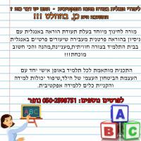 מורה פרטי ב נופר ח.