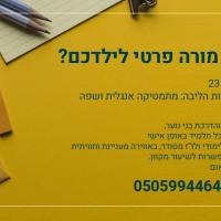 מורה פרטי ב עודד ד.