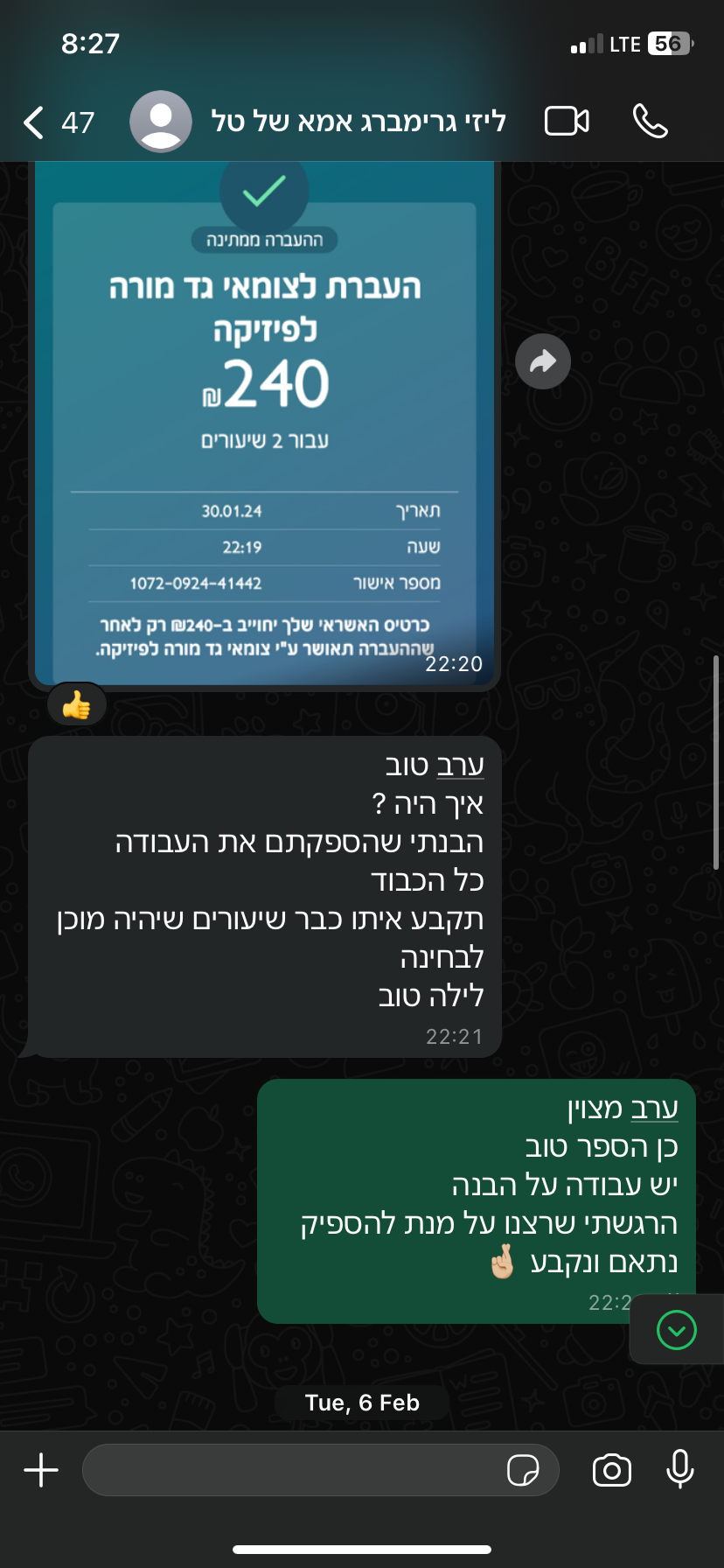 ביקורת מורה