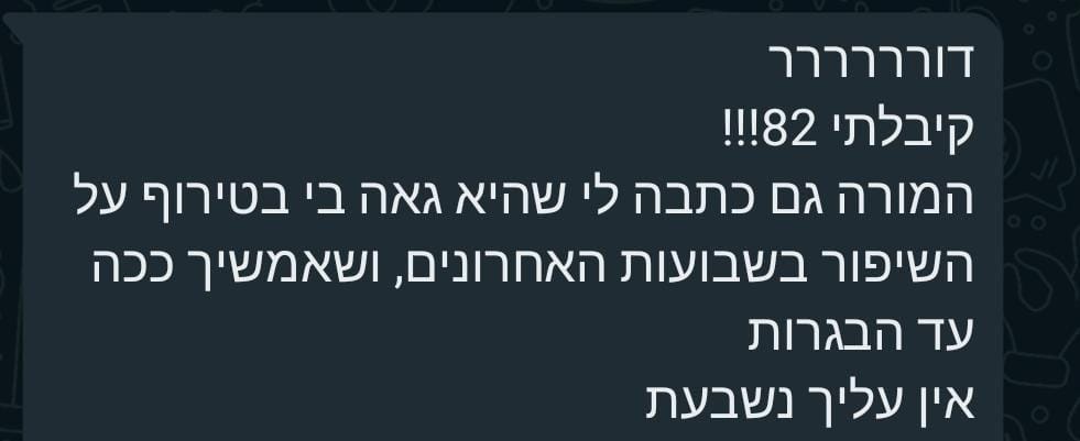 ביקורת מורה