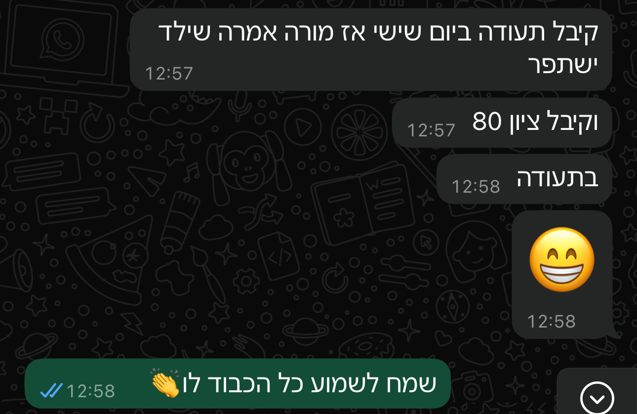 ביקורת מורה