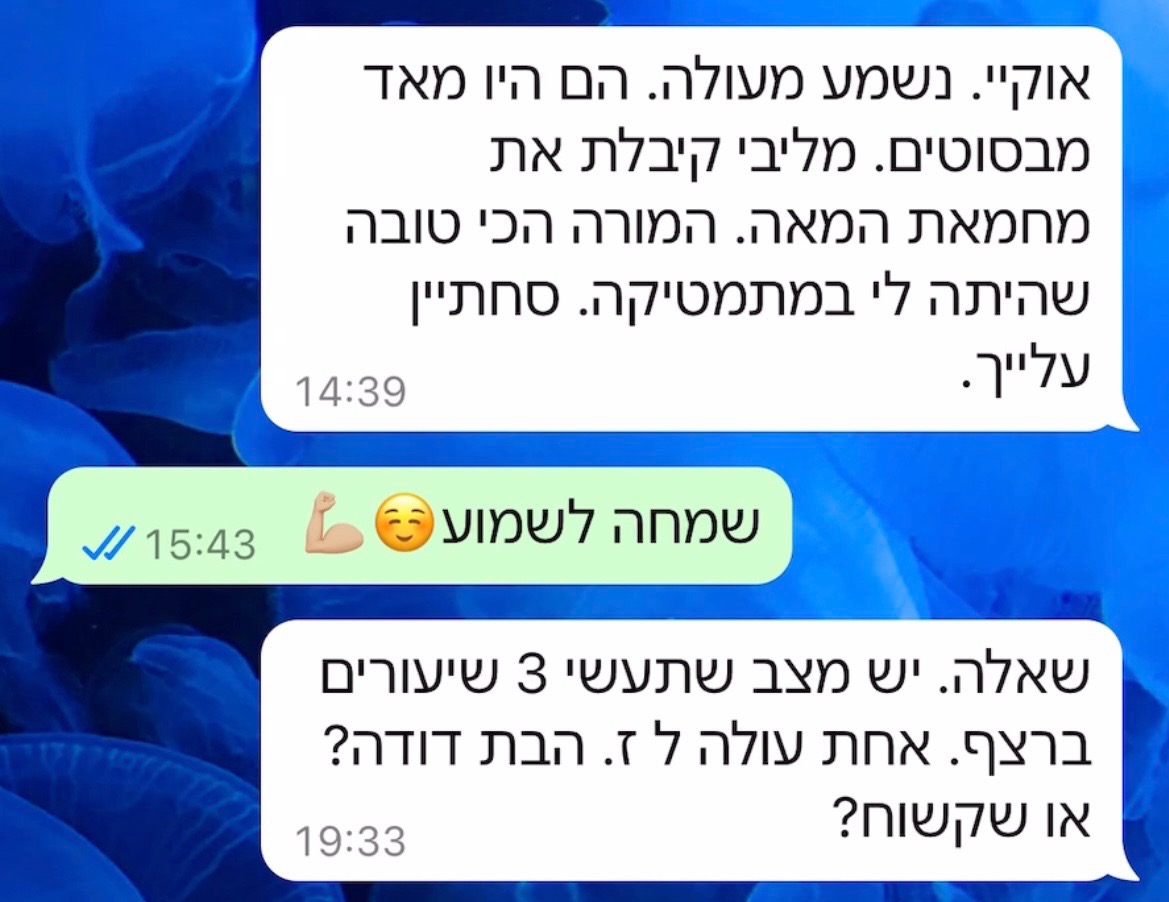 ביקורת מורה
