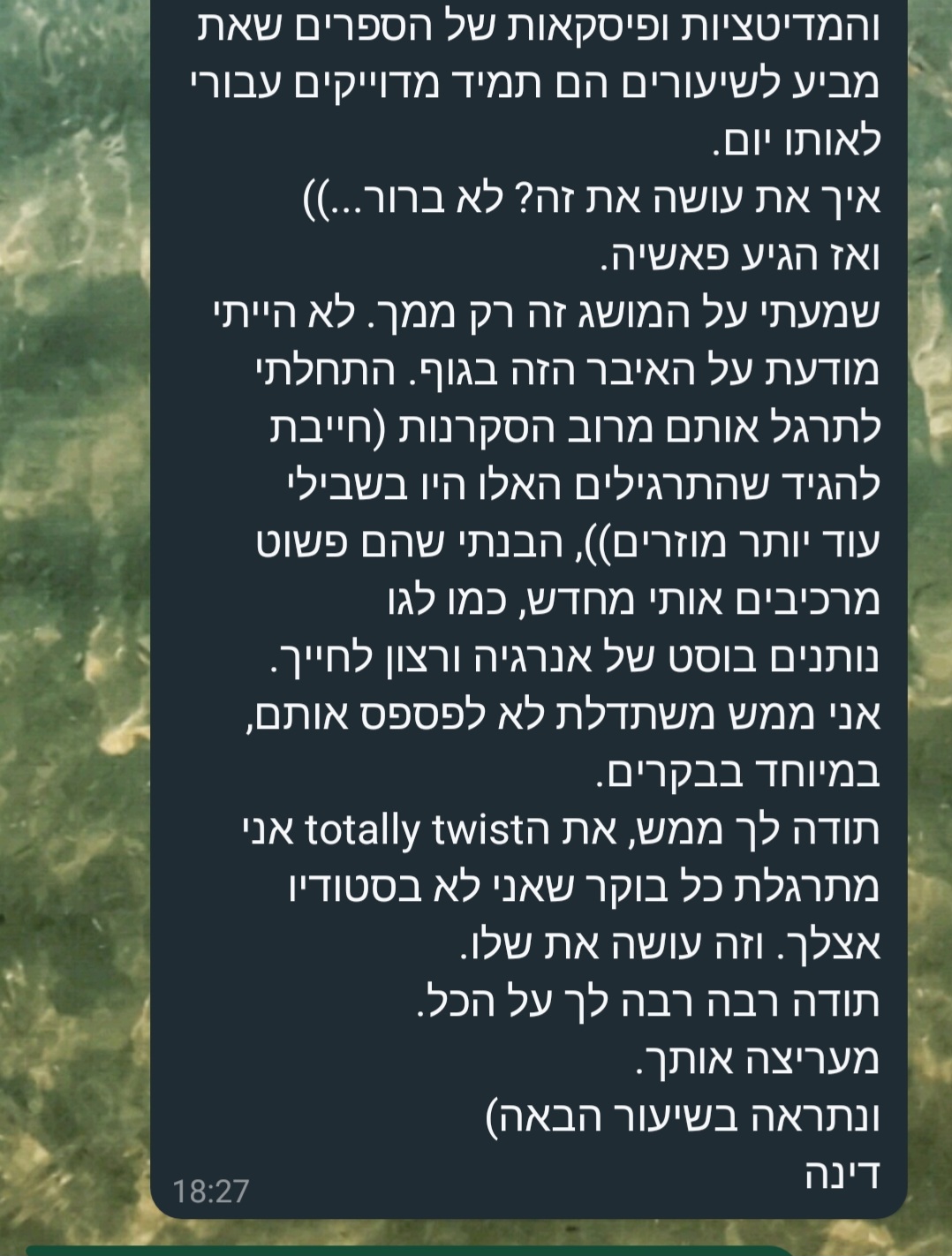 ביקורת מורה