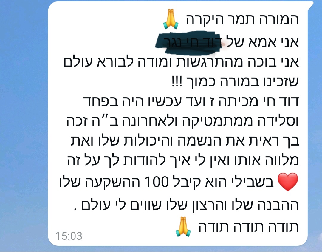 ביקורת מורה