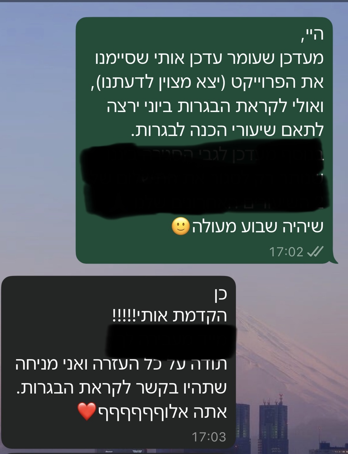 ביקורת מורה