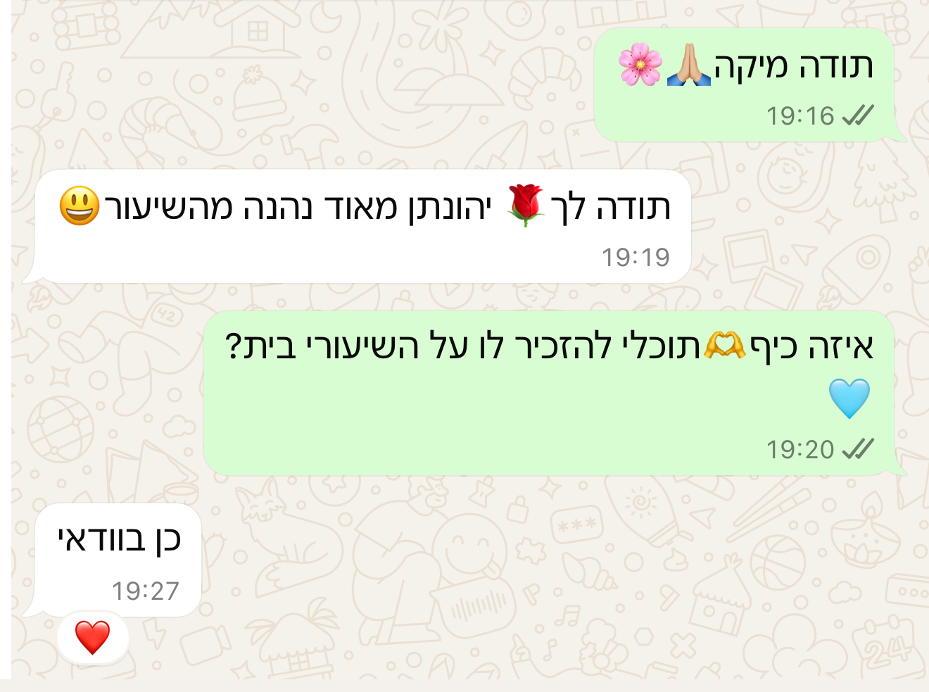 ביקורת מורה