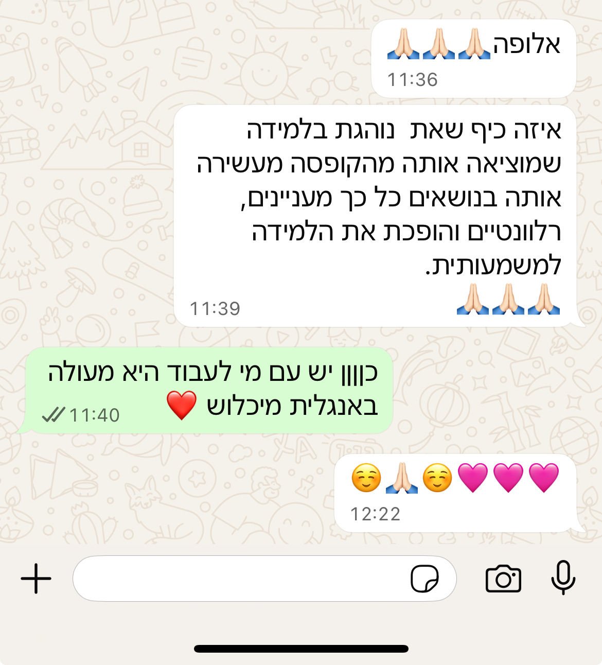 ביקורת מורה
