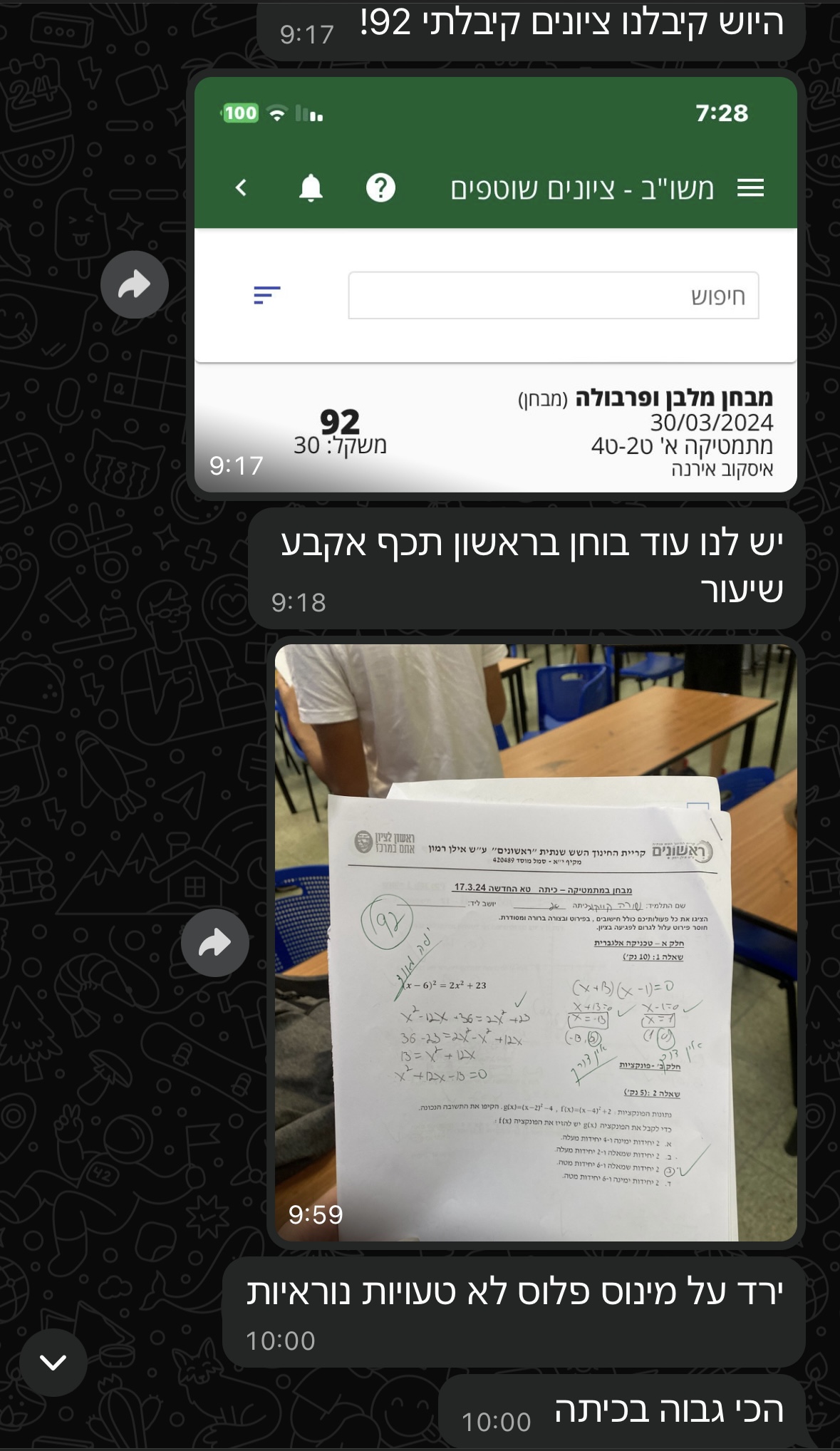 ביקורת מורה