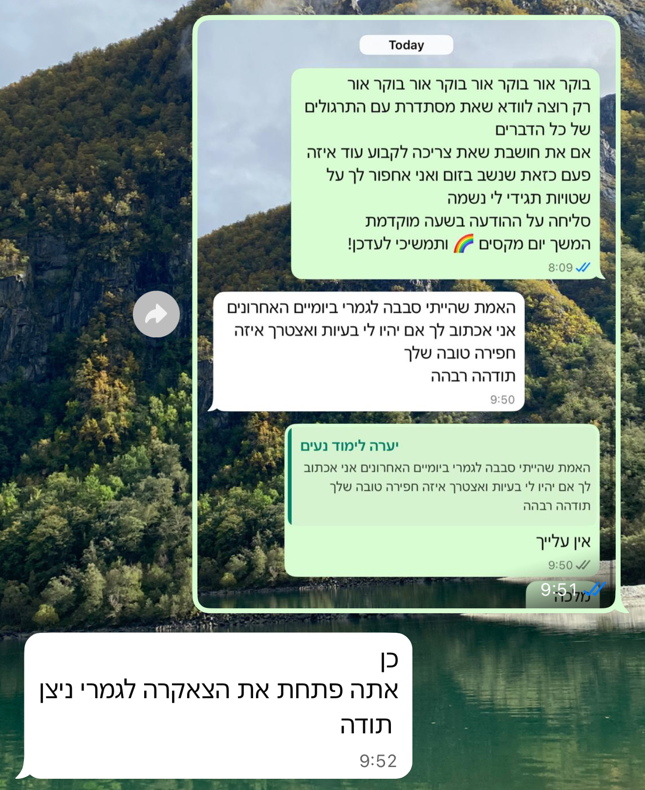 ביקורת מורה