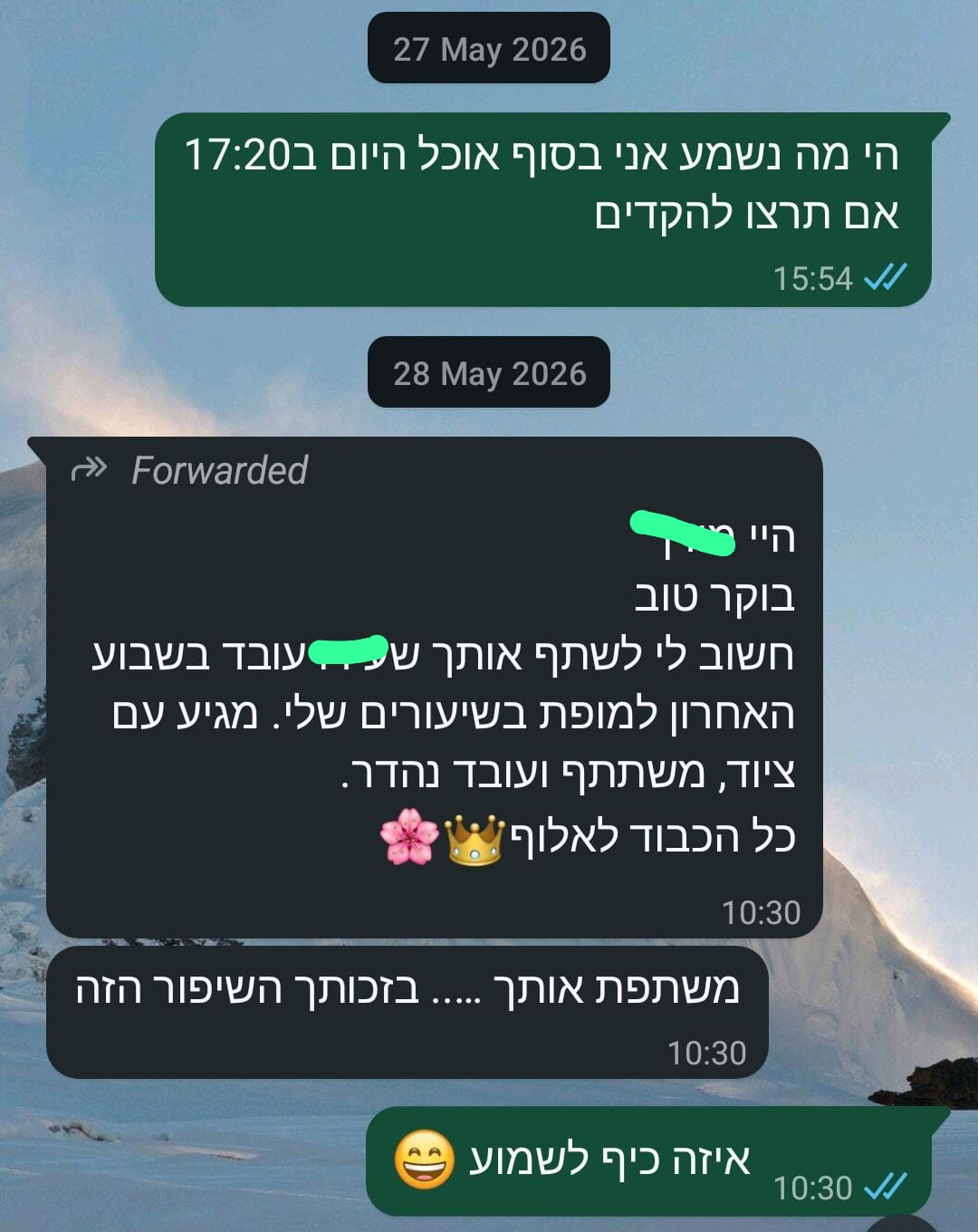 ביקורת מורה