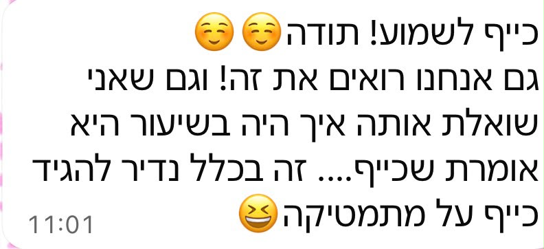 ביקורת מורה