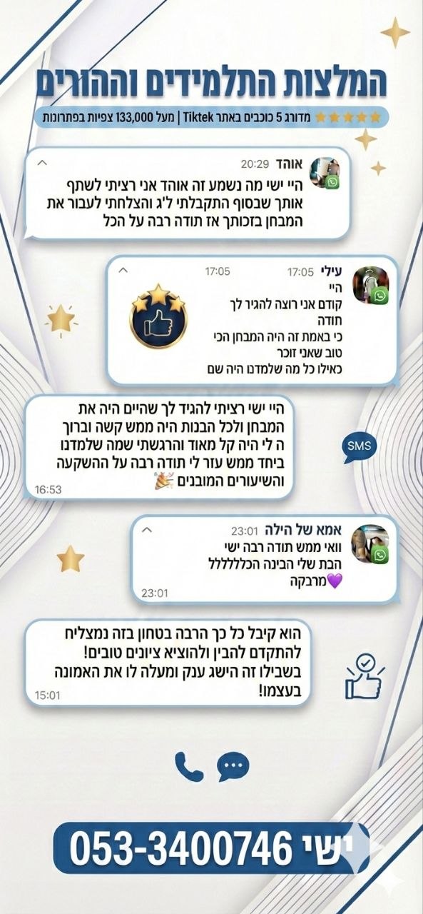 ביקורת מורה