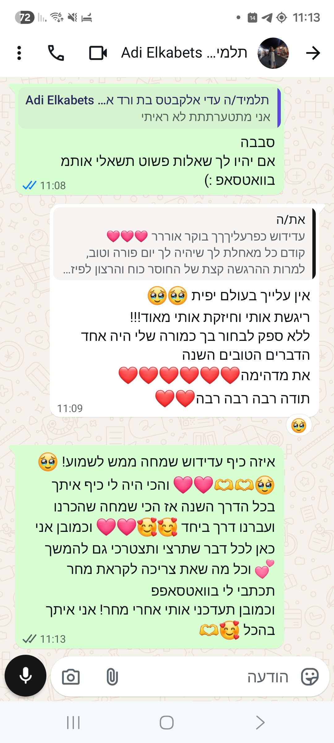 ביקורת מורה